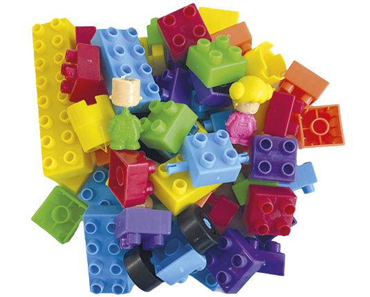 Blocos de Montar e Kit Profissões